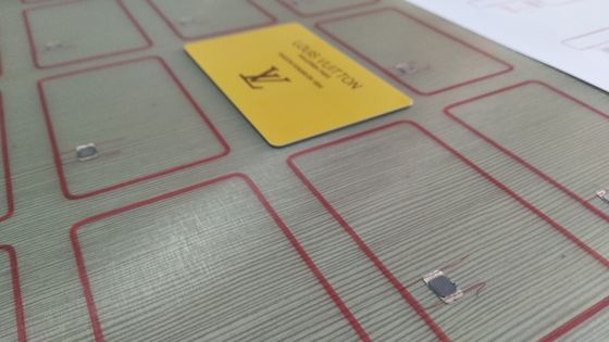 بطاقة 3Pvc مادة IC Fudan F08 رقاقة 0.45 مم