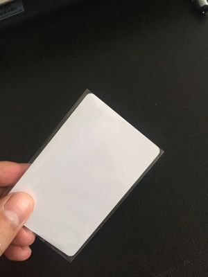 بطاقة بيضاء فارغة قابلة للطباعة من PVC Inkjet Cr 80 0.3mm 0.4mm 0.76mm سمك