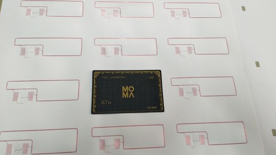 5x5 Pvc Rfid Inlay / Prelam Sheets لإنتاج بطاقات Rfid F1108 TK4168 Chip