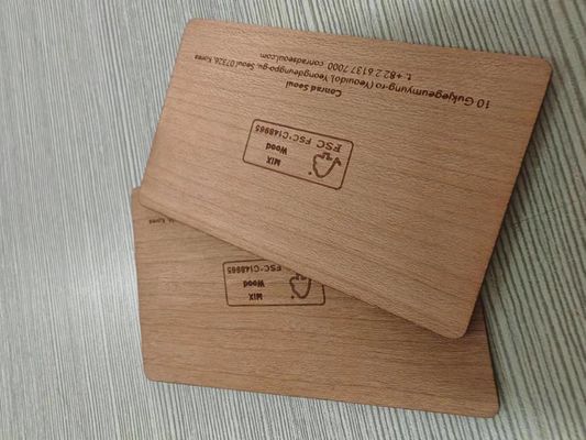 مواد البطاقة الذكية Cr80 85.6 * 54mm صديقة للبيئة
