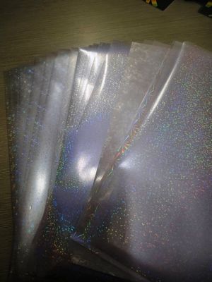 غطاء هولوغرام للبطاقة الخاصة / فيلم ليزر فيلم / PVC مغلفة Ovelay / ليزر هولوغرام