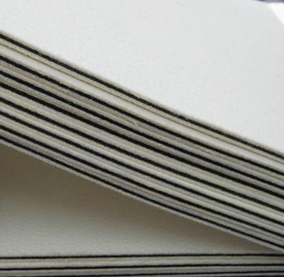 3 ملم سمك الصوف الأسود شعرت المصفوفة وسادة وسادة MRP-2 ل PVC بطاقة الصحافة المصفوفة