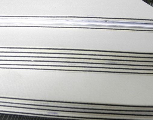 3 ملم سمك الصوف الأسود شعرت المصفوفة وسادة وسادة MRP-2 ل PVC بطاقة الصحافة المصفوفة