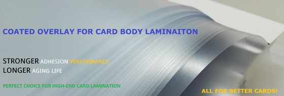 المقاومة العالية للشيخوخة أوراق PVC قابلة للطباعة طبقة الحبر الرقمية على جانب واحد وطلاء الغراء المصفوفة على الجانب الآخر