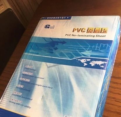 ورقة PVC متينة غير قابلة للتصفيح للطباعة النافثة للحبر لمشاريع الطباعة بالليزر والنافثة للحبر لبطاقات الهوية البلاستيكية