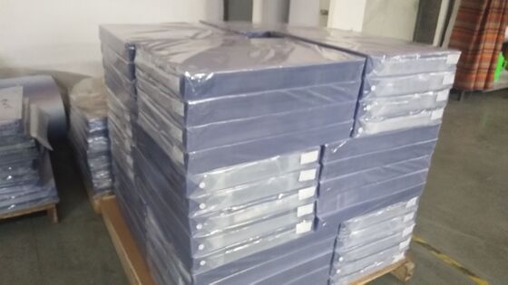 فيلم غطاء PVC شفاف مع سمك 0.04-1.0mm ومستوى الالتصاق القوي لمصفوفة بطاقة البلاستيك