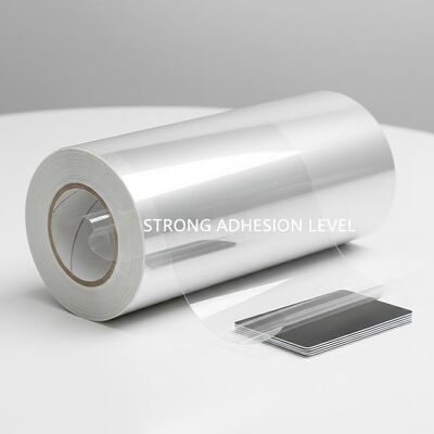 فيلم غطاء PVC شفاف مع سمك 0.04-1.0mm ومستوى الالتصاق القوي لمصفوفة بطاقة البلاستيك