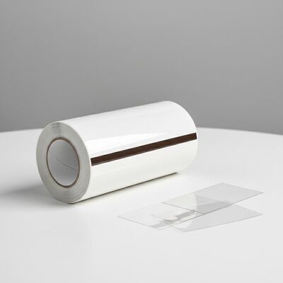 0.04-0.10mm سمك الشريط المغناطيسي الشفاف المغطى بملء الغراء لبطاقات HICO / LOCO