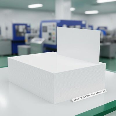 0.30 ملم سمك تعديل طباعة ورقة مركزية من البوليفيك لإنتاج بطاقات البنك