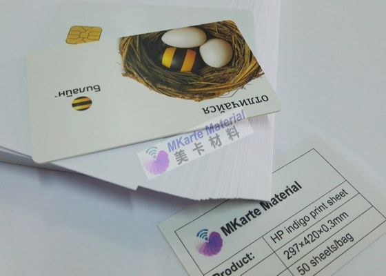 كونيكا A3 A4 الطباعة الرقمية أوراق PVC لصنع بطاقة بلاستيكية PVC