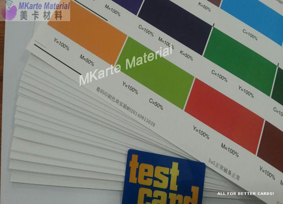 MGI Digital Printable White Pvc Sheet 0.15mm-0.40mm مع قوة تبول قوية