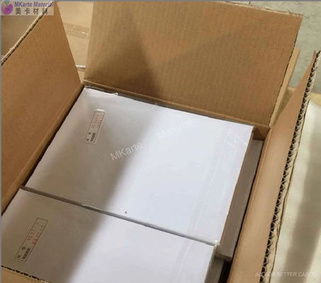 ورقة الطباعة النافثة للحبر الشفاف ورقة الأساسية البلاستيكية البيضاء ورقة النافثة للحبر شفافة
