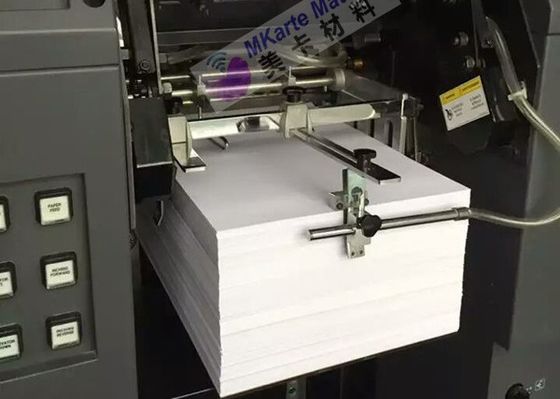 0.10-0.85mm البطاقة الذكية مادة البلاستيك PVC بطاقة ورقة الأساسية للطابعة