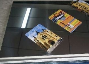 فائقة اللمعان بطاقة إنهاء لوحة الفولاذ المقاوم للصدأ لاستخدام بطاقة تغليف