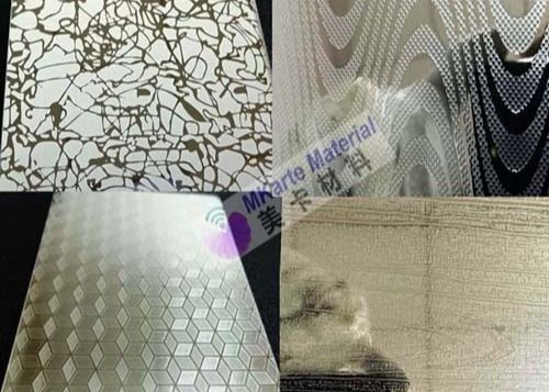 صفائح بطاقة شخصية مغلفة بألواح فولاذية للتغليف النهائي