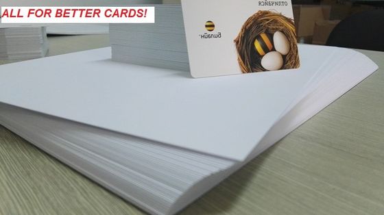 ورقة أساسية PVC موثوقة عالية الجودة لبطاقات IC غير التلامسية Prelam / INLAY
