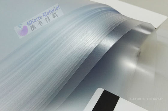 عالية اللصق الغراء طلاء PVC المغلفة ورقة / بكرة لاستخدام الطباعة النافثة للحبر