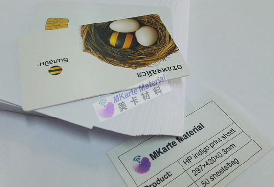 الطباعة الرقمية ورقة بطاقة PVC حجم مخصص