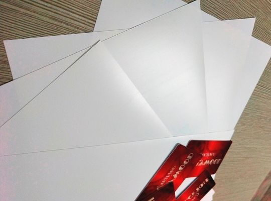 ورقة بيضاء بلاستيكية PETG بطاقة الأساسية لإنتاج جسم البطاقة الذكية PETG
