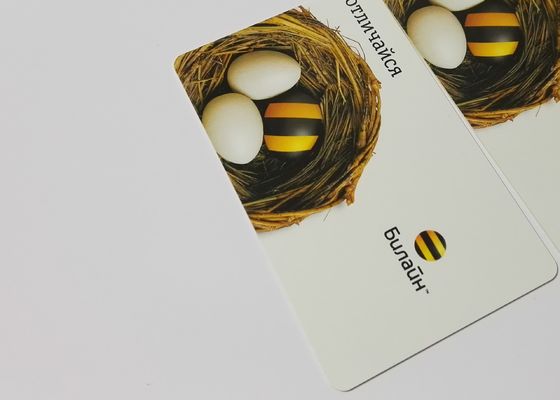 مزدوجة الجانب بطاقة مختومة 0.40mm بولي كلوريد الفينيل أوراق قابلة للطباعة