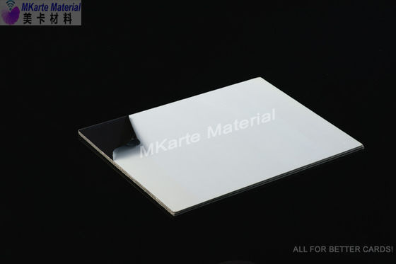 0.6mm 0.8mm PVC بطاقة مواد التصفيح الصلب لوحة