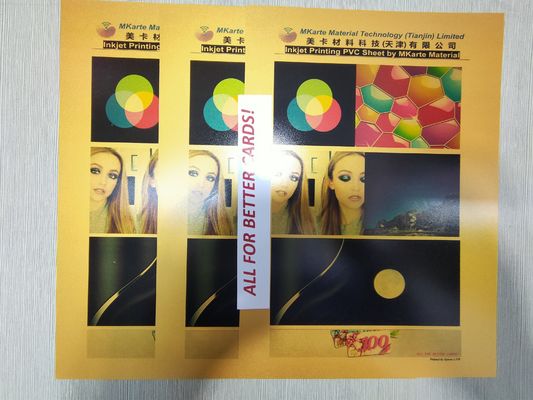 أوراق A4 ، A3 + 0.40 مم Inkjet للطباعة PVC للطابعة النافثة للحبر