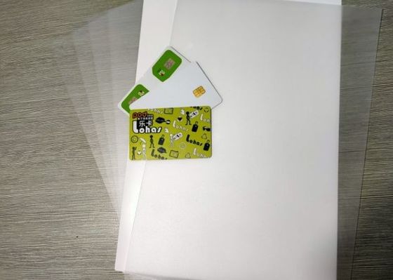 0.10mm ورقة بلاستيكية للماء Petg لصنع البطاقات البلاستيكية