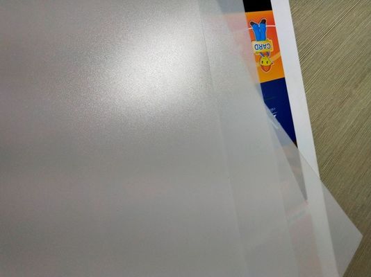 طباعة أوفست ورقة بلاستيكية شفافة 0.1 مم PC