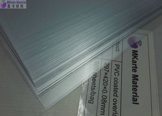 طباعة أوفست 6.0 N / Cm Anti Yellowing PVC Core Sheet