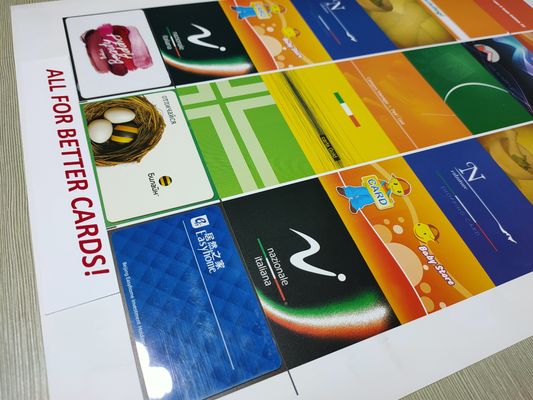 0.50mm منخفض Vicat طباعة ورقة Pvc الأساسية