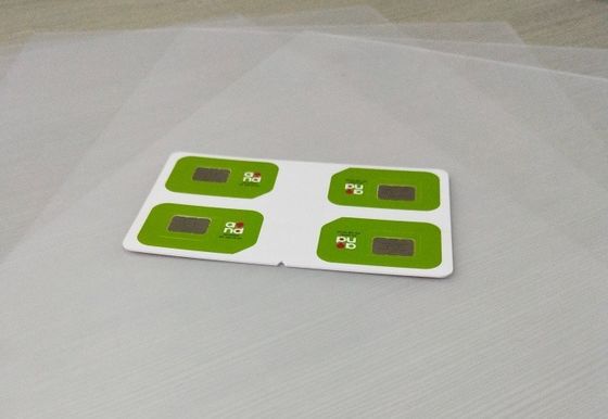 مكافحة ساكنة ورقة بلاستيكية شفافة Petg لبطاقة رخصة القيادة