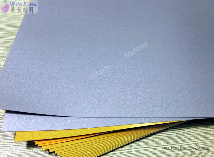 A3 A4 Inkjet Pvc ورقة ذهبية / فضية اللون لطابعة إبسون النافثة للحبر
