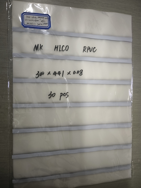 طلاء بطاقة الشريط المغناطيسي المطلي بالغراء للطبقة العلوية 0.04-0.1 مم لبطاقة العضوية HICO LOCO