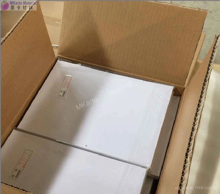 ورقة الطباعة النافثة للحبر الشفاف ورقة الأساسية البلاستيكية البيضاء ورقة النافثة للحبر شفافة