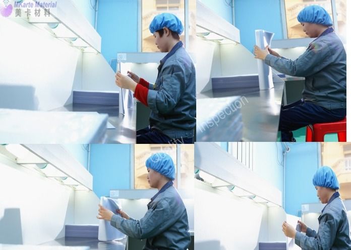 فيلم غطاء PVC بطيء الانخفاض للطلاء الصفحة القابلة للطباعة مع 0.04-0.10mm سمك